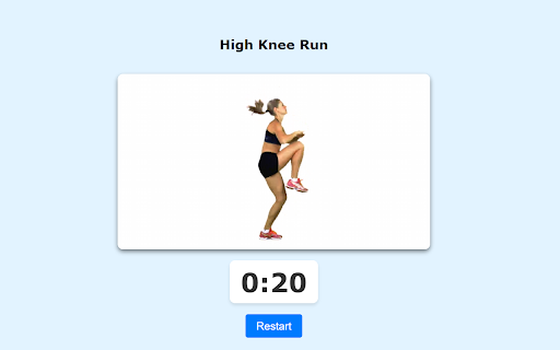 1 Minute Workout from Chrome web store to be run with OffiDocs Chromium online 1 Minute Workout from Chrome web store to be run with OffiDocs Chromium online
