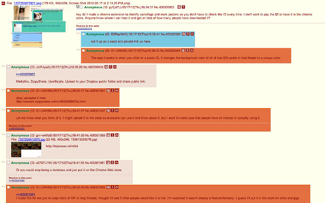 4chan color users from Chrome web store to be run with OffiDocs Chromium online 4chan color users from Chrome web store to be run with OffiDocs Chromium online