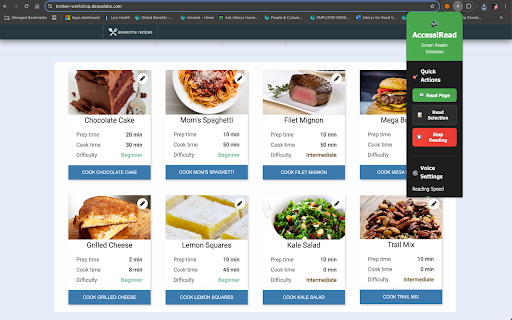 AccessiRead from Chrome web store to be run with OffiDocs Chromium online AccessiRead from Chrome web store to be run with OffiDocs Chromium online
