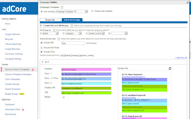 adCore FREE AdWords PPC Software from Chrome web store to be run with OffiDocs Chromium online adCore FREE AdWords PPC Software from Chrome web store to be run with OffiDocs Chromium online