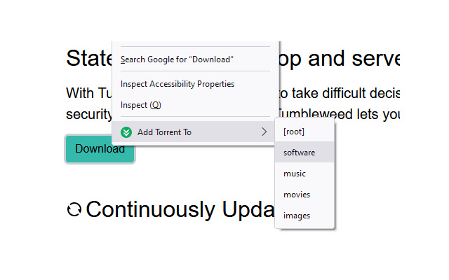 Add Torrent To from Chrome web store to be run with OffiDocs Chromium online Add Torrent To from Chrome web store to be run with OffiDocs Chromium online