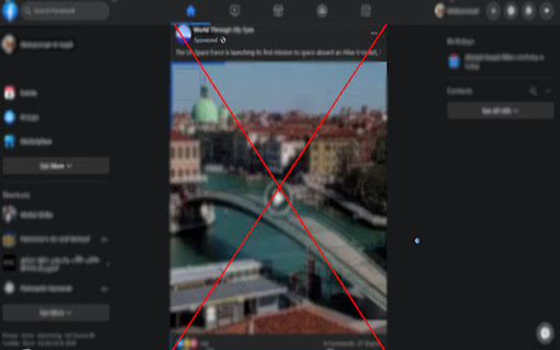 Ads blocker for FaceBook.com from Chrome web store to be run with OffiDocs Chromium online Ads blocker for FaceBook.com from Chrome web store to be run with OffiDocs Chromium online