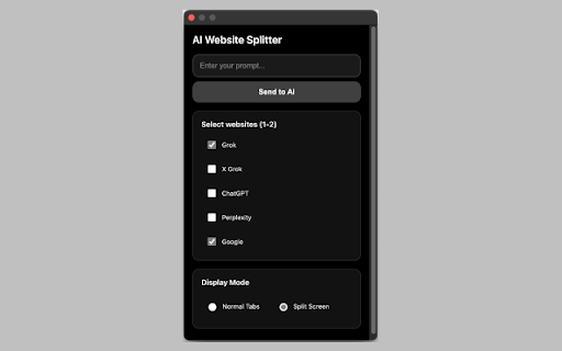 AI Website Splitter from Chrome web store to be run with OffiDocs Chromium online AI Website Splitter from Chrome web store to be run with OffiDocs Chromium online