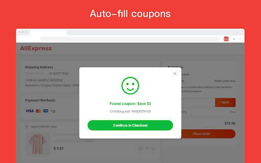 Aliexpress couponpromo code finder from Chrome web store to be run with OffiDocs Chromium online Aliexpress couponpromo code finder from Chrome web store to be run with OffiDocs Chromium online