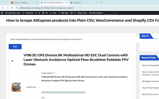 AliExpress URL Extractor for WooCommerce from Chrome web store to be run with OffiDocs Chromium online AliExpress URL Extractor for WooCommerce from Chrome web store to be run with OffiDocs Chromium online