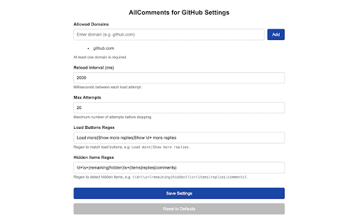 AllComments for GitHub from Chrome web store to be run with OffiDocs Chromium online AllComments for GitHub from Chrome web store to be run with OffiDocs Chromium online