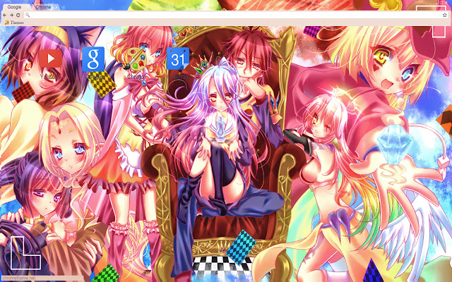 Amazing No Game No life theme 1280x720 from Chrome web store to be run with OffiDocs Chromium online Amazing No Game No life theme 1280x720 from Chrome web store to be run with OffiDocs Chromium online