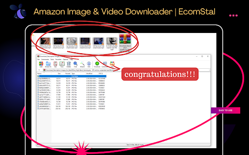 Amz Image Video Downloader | EcomStal from Chrome web store to be run with OffiDocs Chromium online Amz Image Video Downloader | EcomStal from Chrome web store to be run with OffiDocs Chromium online