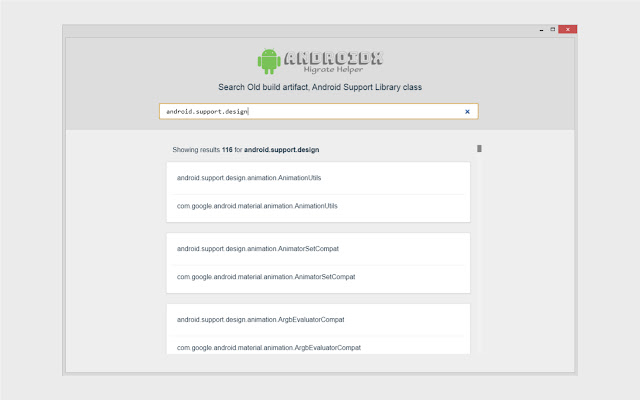 AndroidX Migrate Helper from Chrome web store to be run with OffiDocs Chromium online AndroidX Migrate Helper from Chrome web store to be run with OffiDocs Chromium online