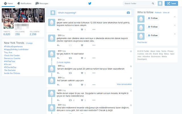 Anon Tweets from Chrome web store to be run with OffiDocs Chromium online Anon Tweets from Chrome web store to be run with OffiDocs Chromium online