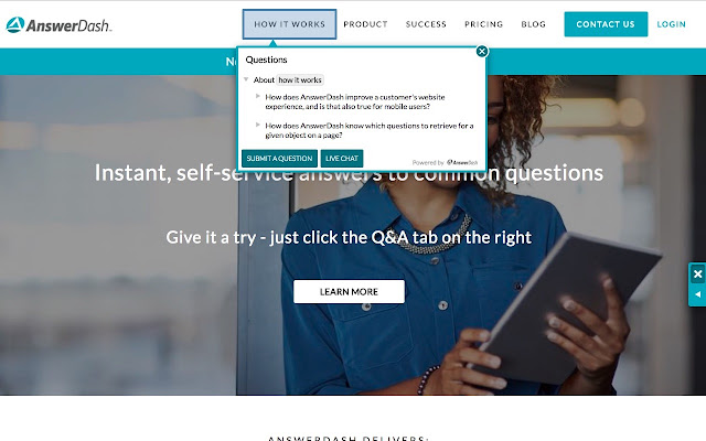 AnswerDash Administrator Extension from Chrome web store to be run with OffiDocs Chromium online AnswerDash Administrator Extension from Chrome web store to be run with OffiDocs Chromium online