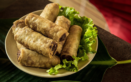 A plate of crispy fried spring rolls from Chrome web store to be run with OffiDocs Chromium online A plate of crispy fried spring rolls from Chrome web store to be run with OffiDocs Chromium online