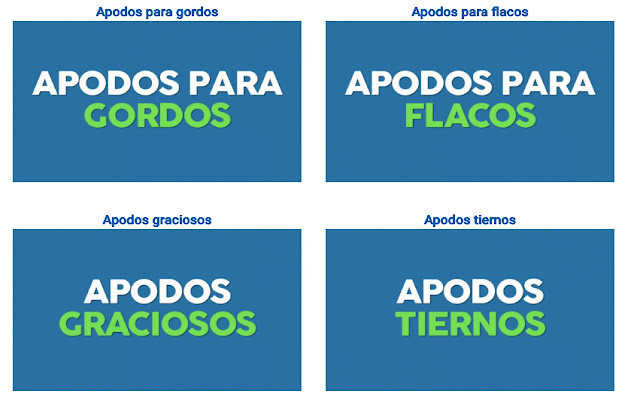 Apodos para from Chrome web store to be run with OffiDocs Chromium online Apodos para from Chrome web store to be run with OffiDocs Chromium online