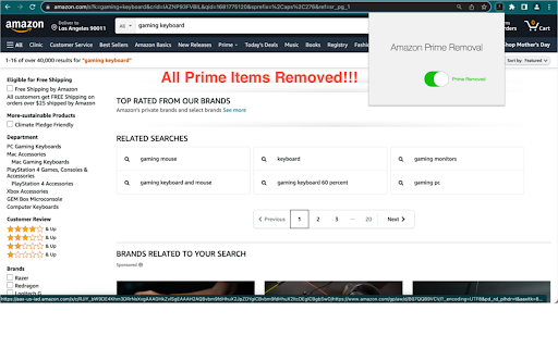 APR Amazon Prime Remover from Chrome web store to be run with OffiDocs Chromium online APR Amazon Prime Remover from Chrome web store to be run with OffiDocs Chromium online