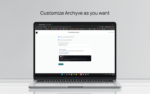 Archyve from Chrome web store to be run with OffiDocs Chromium online Archyve from Chrome web store to be run with OffiDocs Chromium online