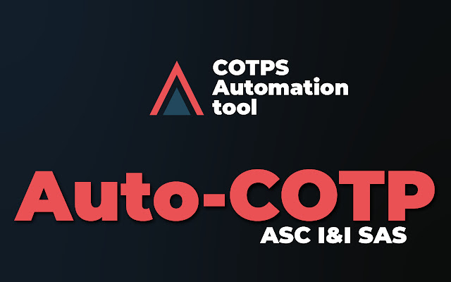 Auto COTP ASC II from Chrome web store to be run with OffiDocs Chromium online Auto COTP ASC II from Chrome web store to be run with OffiDocs Chromium online