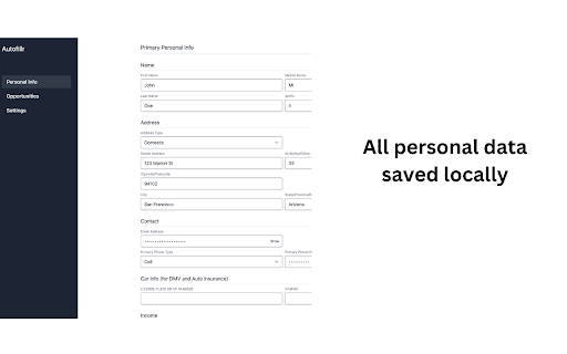 Autofillr Copilot: Autofill Job other Forms from Chrome web store to be run with OffiDocs Chromium online Autofillr Copilot: Autofill Job other Forms from Chrome web store to be run with OffiDocs Chromium online