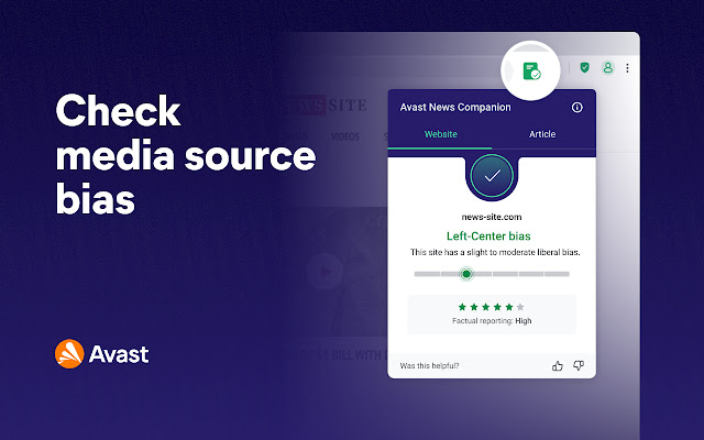 Avast News Companion (beta) from Chrome web store to be run with OffiDocs Chromium online Avast News Companion (beta) from Chrome web store to be run with OffiDocs Chromium online