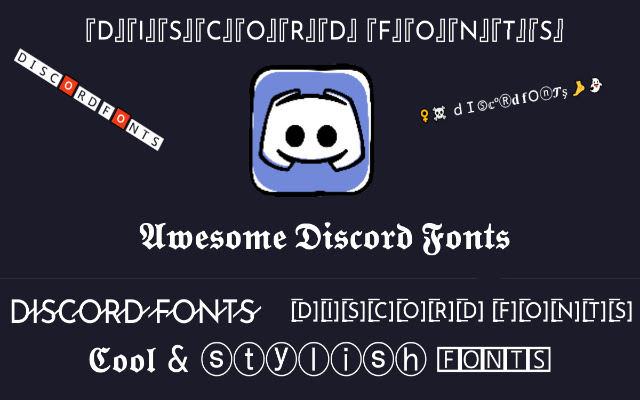Awesome Discord Fonts from Chrome web store to be run with OffiDocs Chromium online Awesome Discord Fonts from Chrome web store to be run with OffiDocs Chromium online