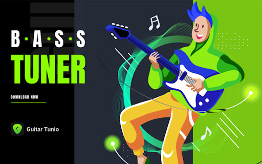 Bass guitar tuner app from Chrome web store to be run with OffiDocs Chromium online Bass guitar tuner app from Chrome web store to be run with OffiDocs Chromium online