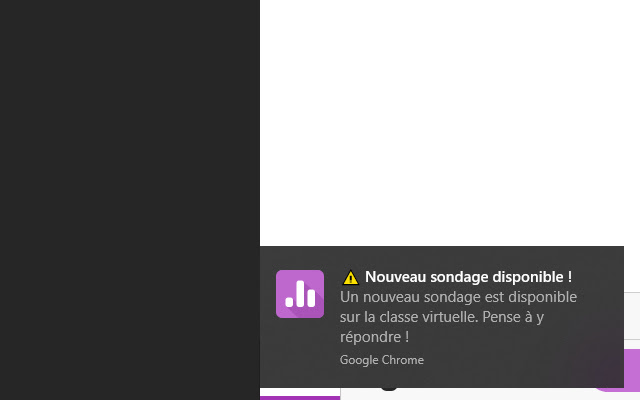 BbCollab Poll Notifier from Chrome web store to be run with OffiDocs Chromium online BbCollab Poll Notifier from Chrome web store to be run with OffiDocs Chromium online