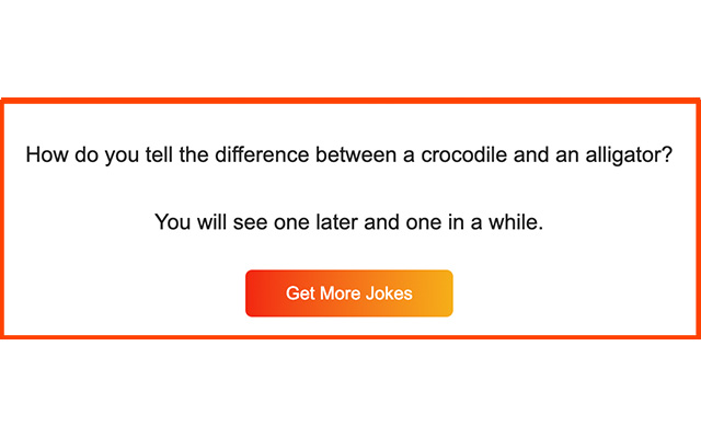 Best Jokes from Chrome web store to be run with OffiDocs Chromium online Best Jokes from Chrome web store to be run with OffiDocs Chromium online