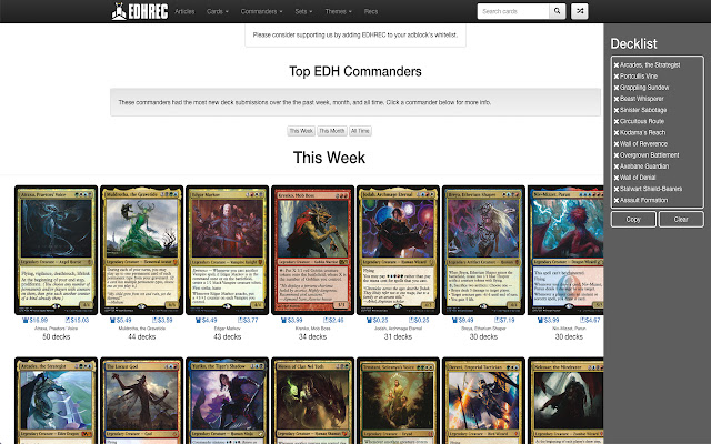 Better EDHRec from Chrome web store to be run with OffiDocs Chromium online Better EDHRec from Chrome web store to be run with OffiDocs Chromium online