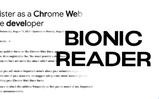 Bionic Reader ADHD Aid For Reading from Chrome web store to be run with OffiDocs Chromium online Bionic Reader ADHD Aid For Reading from Chrome web store to be run with OffiDocs Chromium online