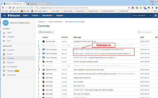 Bitbucket JIRA Linker from Chrome web store to be run with OffiDocs Chromium online Bitbucket JIRA Linker from Chrome web store to be run with OffiDocs Chromium online