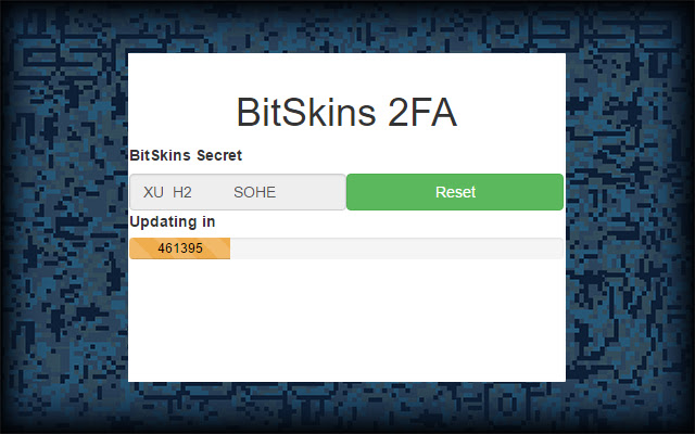 BitSkins Two Factor Authenticator from Chrome web store to be run with OffiDocs Chromium online BitSkins Two Factor Authenticator from Chrome web store to be run with OffiDocs Chromium online