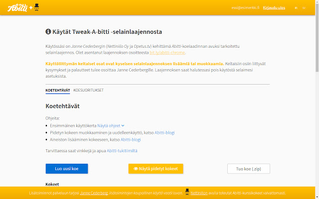 Bittiniilo from Chrome web store to be run with OffiDocs Chromium online Bittiniilo from Chrome web store to be run with OffiDocs Chromium online