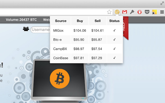BitX Ticker from Chrome web store to be run with OffiDocs Chromium online BitX Ticker from Chrome web store to be run with OffiDocs Chromium online