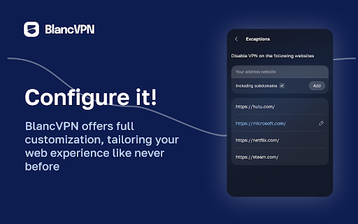 BlancVPN — Fast and Secure Proxy from Chrome web store to be run with OffiDocs Chromium online BlancVPN — Fast and Secure Proxy from Chrome web store to be run with OffiDocs Chromium online