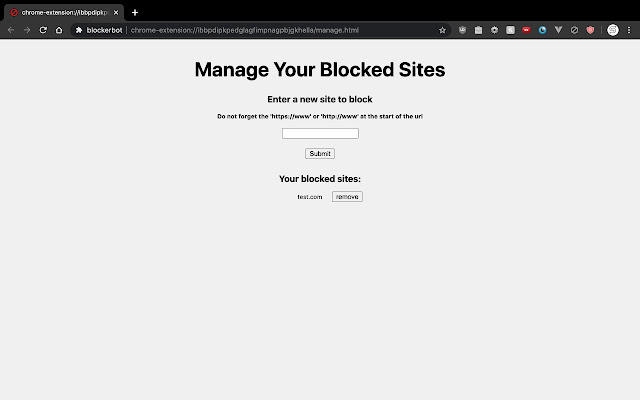 blockerbot from Chrome web store to be run with OffiDocs Chromium online blockerbot from Chrome web store to be run with OffiDocs Chromium online