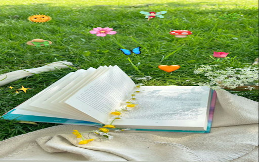 Book in the meadow Wallpaper from Chrome web store to be run with OffiDocs Chromium online Book in the meadow Wallpaper from Chrome web store to be run with OffiDocs Chromium online
