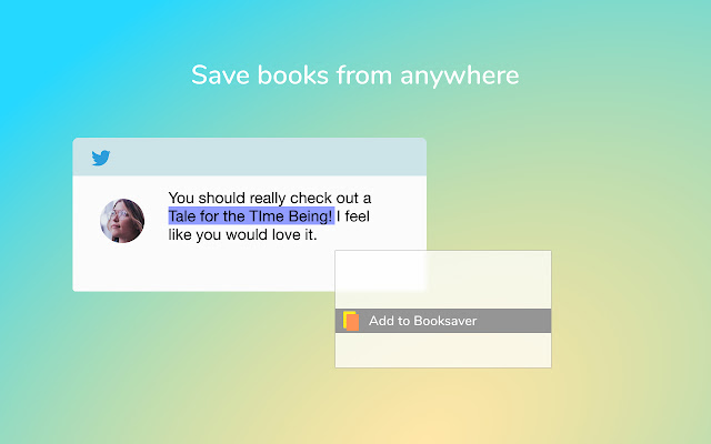 Booksaver: Highlight to Save Books from Chrome web store to be run with OffiDocs Chromium online Booksaver: Highlight to Save Books from Chrome web store to be run with OffiDocs Chromium online