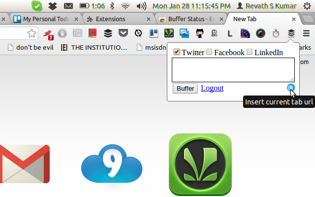 Buffer Status from Chrome web store to be run with OffiDocs Chromium online Buffer Status from Chrome web store to be run with OffiDocs Chromium online