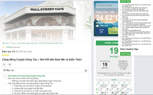 CAFE PHỐ WALL VŨNG TÀU H Tag Checker from Chrome web store to be run with OffiDocs Chromium online CAFE PHỐ WALL VŨNG TÀU H Tag Checker from Chrome web store to be run with OffiDocs Chromium online
