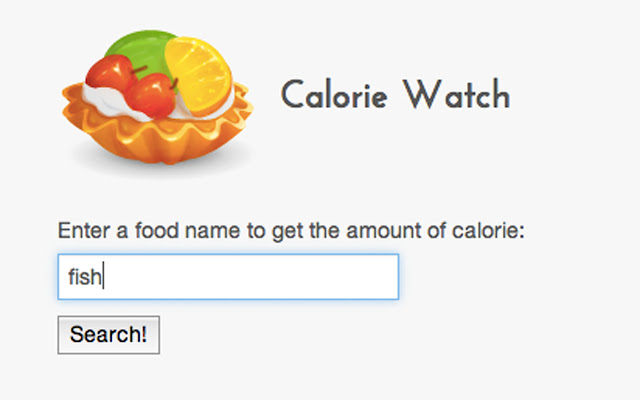 Calorie Watch from Chrome web store to be run with OffiDocs Chromium online Calorie Watch from Chrome web store to be run with OffiDocs Chromium online