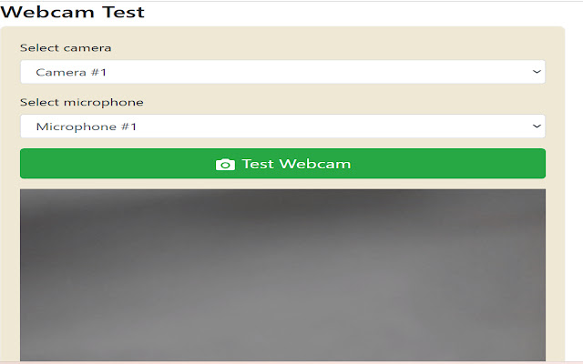 Camera Test from Chrome web store to be run with OffiDocs Chromium online Camera Test from Chrome web store to be run with OffiDocs Chromium online