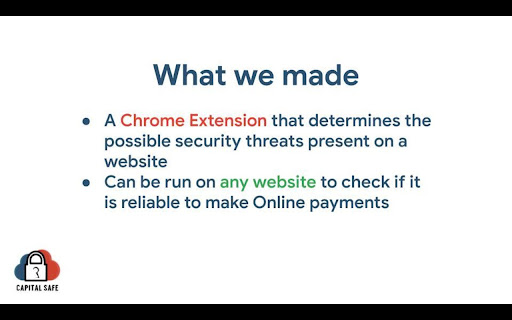 CapitalSafe from Chrome web store to be run with OffiDocs Chromium online CapitalSafe from Chrome web store to be run with OffiDocs Chromium online