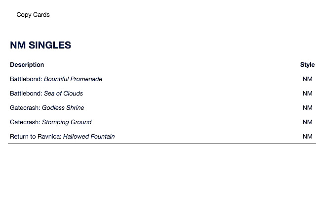 Card Kingdom Wizard from Chrome web store to be run with OffiDocs Chromium online Card Kingdom Wizard from Chrome web store to be run with OffiDocs Chromium online