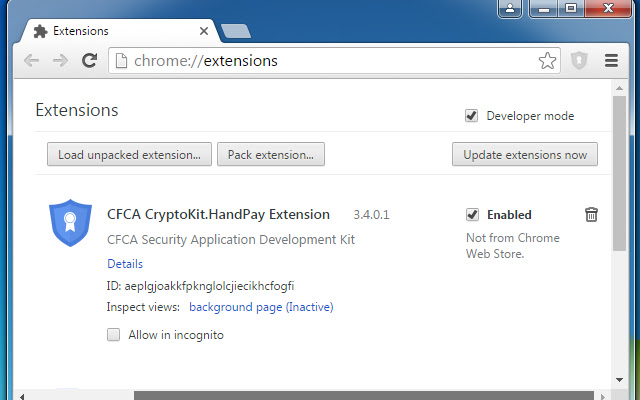 CFCA CertEnrollment.HandPay Extension from Chrome web store to be run with OffiDocs Chromium online CFCA CertEnrollment.HandPay Extension from Chrome web store to be run with OffiDocs Chromium online