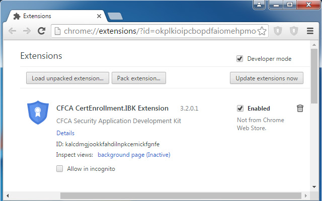 CFCA CertEnrollment.IBK Extension from Chrome web store to be run with OffiDocs Chromium online CFCA CertEnrollment.IBK Extension from Chrome web store to be run with OffiDocs Chromium online