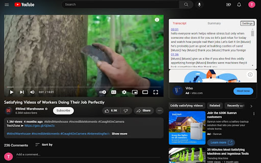 ChatGPT Video Summarizer from Chrome web store to be run with OffiDocs Chromium online ChatGPT Video Summarizer from Chrome web store to be run with OffiDocs Chromium online