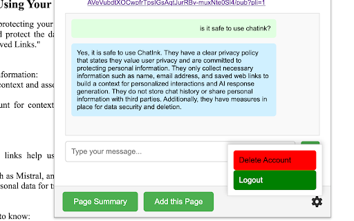 ChatInk from Chrome web store to be run with OffiDocs Chromium online ChatInk from Chrome web store to be run with OffiDocs Chromium online