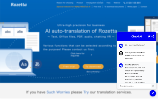 ChatM.AI Web wide Wonders, One Chatbot! from Chrome web store to be run with OffiDocs Chromium online ChatM.AI Web wide Wonders, One Chatbot! from Chrome web store to be run with OffiDocs Chromium online