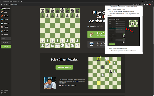 Chess_spell_moves from Chrome web store to be run with OffiDocs Chromium online Chess_spell_moves from Chrome web store to be run with OffiDocs Chromium online