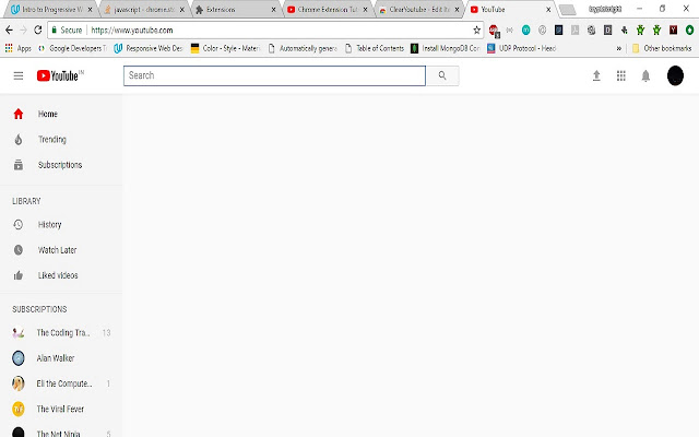 ClearYoutube from Chrome web store to be run with OffiDocs Chromium online ClearYoutube from Chrome web store to be run with OffiDocs Chromium online
