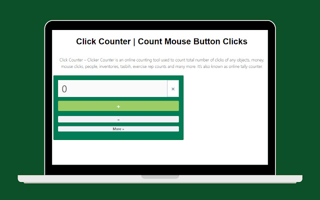 Click Counter from Chrome web store to be run with OffiDocs Chromium online Click Counter from Chrome web store to be run with OffiDocs Chromium online